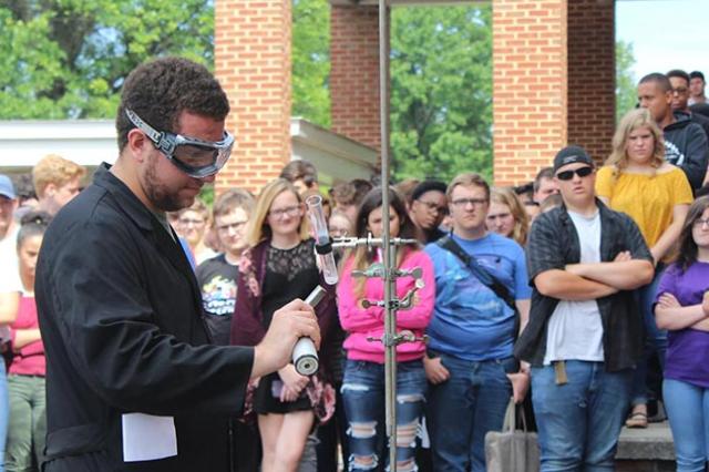 Student chemistry demo
